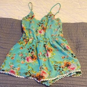 Floral One Piece Romper